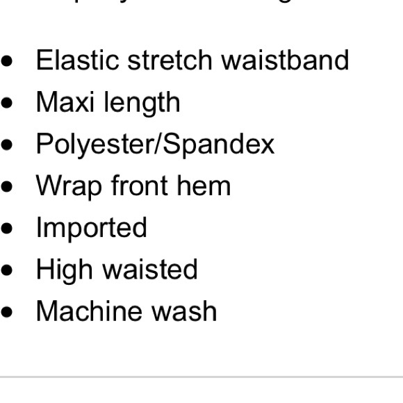 🆕 Express Black Maxi Skirt - Picture 5 of 12